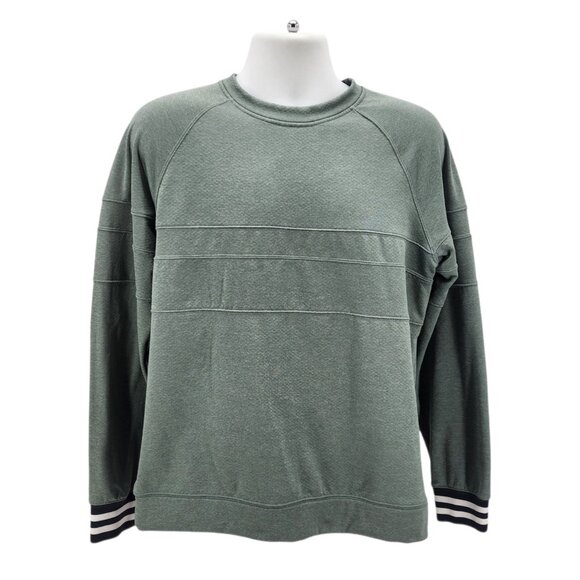 Cotopaxi Mens Large Sweatshirt Bandera Crew Sage Green Technical Grid Fleece - Picture 9 of 9